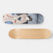 Abend am Fluss von Utagawa Hiroshige Skateboard (Horizontal)