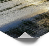 Abend am Folly River Poster (Ecke)