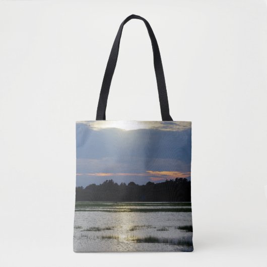 Abend am Folly River Tasche (Vorderseite)