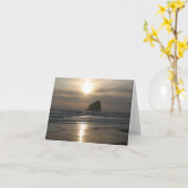 Abend am Heuschober-Felsen Karte (Gelbe Blume)