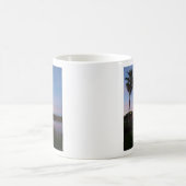 Abend am Palmenbaum Kaffeetasse (Mittel)