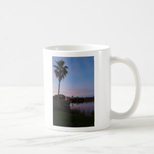 Abend am Palmenbaum Kaffeetasse