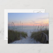 Abend am Panama City Beach, Florida Postkarte (Vorne/Hinten)