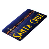 Abend am Santa Cruz Boardwalk Magnet (Linke Seite)