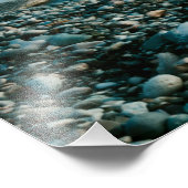 Abend am Strand Fotodruck (Ecke)