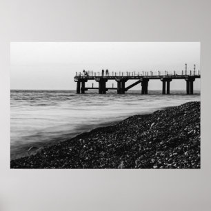 Abend am Strand Poster
