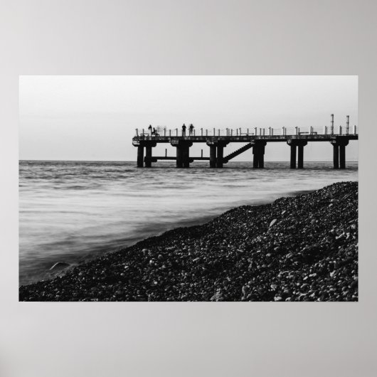 Abend am Strand Poster (Vorne)
