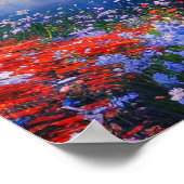 Abend am verzauberten See Poster (Ecke)