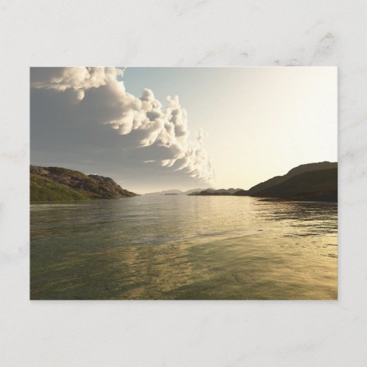 Abend Ambiance Postkarte (Vorderseite)