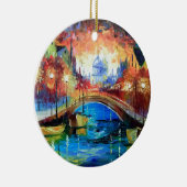 Abend Amsterdam Keramik Ornament (Rechts)