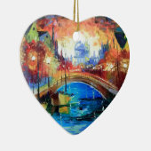 Abend Amsterdam Keramikornament (Rechts)