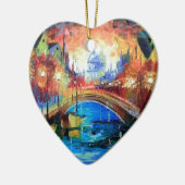 Abend Amsterdam Keramikornament (Links)