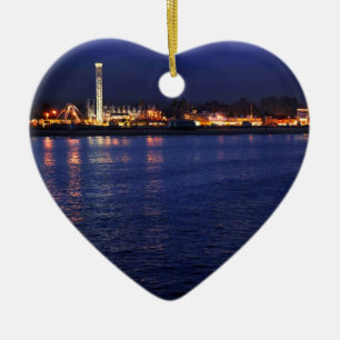 Abend an der Santa- Cruzpromenade Keramikornament