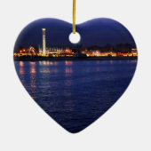 Abend an der Santa- Cruzpromenade Keramikornament (Hinten)