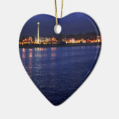 Abend an der Santa- Cruzpromenade Keramikornament (Links)