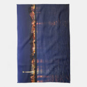 Abend an der Santa- Cruzpromenade Küchentuch (Vertikal)