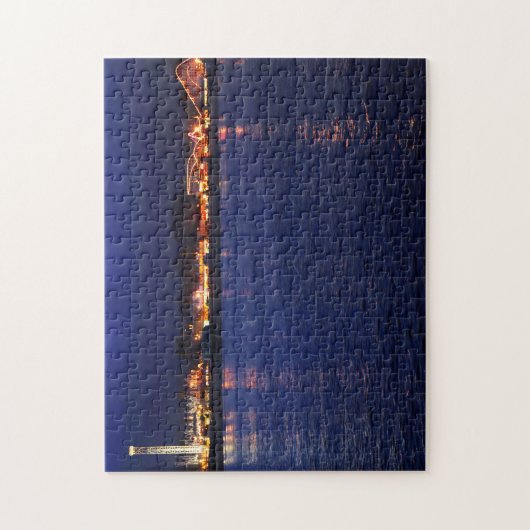 Abend an der Santa- Cruzpromenade Puzzle (Vertikal)