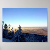 Abend auf dem Berg Poster (Vorne)