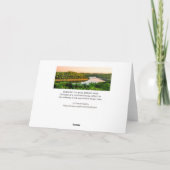 Abend auf dem Bull Shows Lake Karte (Rückseite)