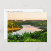 Abend auf dem Bull Shows Lake Postkarte (Vorne/Hinten)