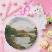 Abend auf dem schwedischen Archipel Pappteller (Party)