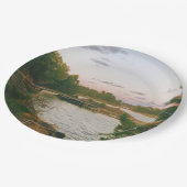 Abend auf dem schwedischen Archipel Pappteller (Schrägansicht)