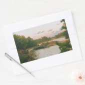 Abend auf dem schwedischen Archipel Rechteckiger Aufkleber (Umschlag)