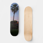 Abend auf dem Skateboard Palm Tree (Vorderseite)