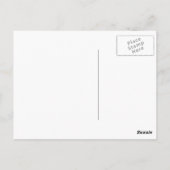Abend auf der Burg Buda in Budapest Postkarte (Rückseite)