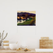 Abend auf der Loire - Felix Vallotton Poster (Küche)