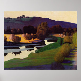 Abend auf der Loire - Felix Vallotton Poster