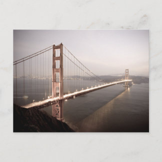 Abend auf der Postkarte der Golden Gate Bridge