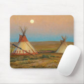 Abend auf der Reservierung für Blackfeet durch Dix Mousepad (Mit Mouse)