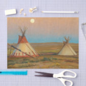 Abend auf der Reservierung für Blackfeet durch Dix Seidenpapier (Handwerk)