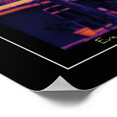 Abend auf der Rue Ste. Anne Poster (Ecke)