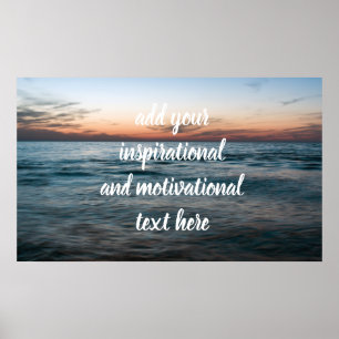 Abend auf See Poster