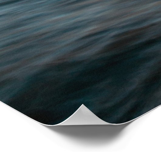 Abend auf See Poster (Ecke)