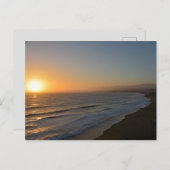 Abend Beach Postkarte (Vorne/Hinten)