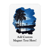 Abend Beach Vacation Magnet (Vertikal)