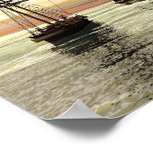 "Abend bei Anchor" Poster (Ecke)