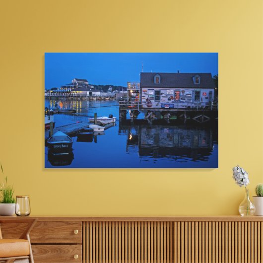 Abend bei Scituate Leinwanddruck (Insitu (Wohnzimmer))