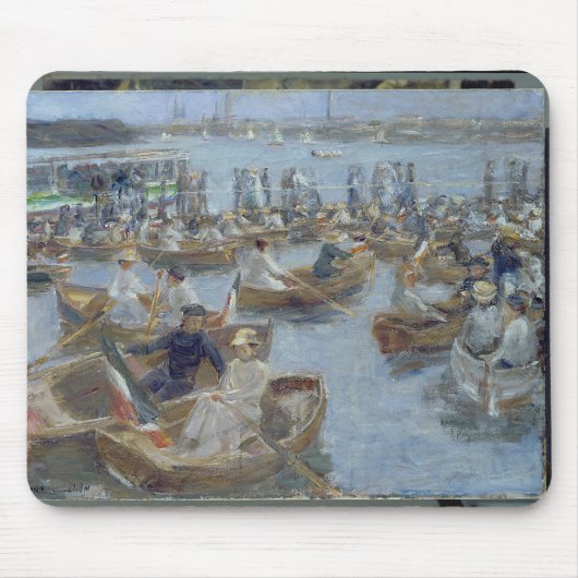 Abend beim Uhlenhorster Fahrhaus, 1910 Mousepad (Vorne)