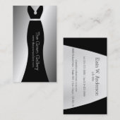 Abend bekleidet Hochzeits-Kleiderbrautgeschäft Visitenkarte (Vorne/Hinten)