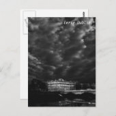 Abend bewölkt in Dublin Postkarte (Vorne/Hinten)