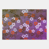 Abend blüht geschenkpapier set (Vorderseite 3)