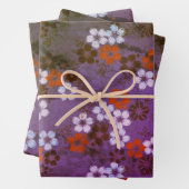 Abend blüht geschenkpapier set (Beispiel)