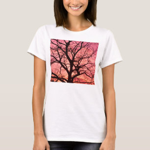 Abend Blush Tree Silhouette T-Shirt