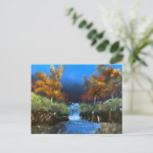 Abend Brook Postkarte (Stehend Vorderseite)