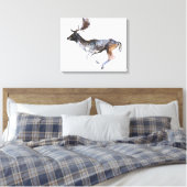Abend Buck Leinwanddruck (Insitu (Schlafzimmer))