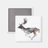 Abend Buck Magnet (Vorderseite/Rückseite)